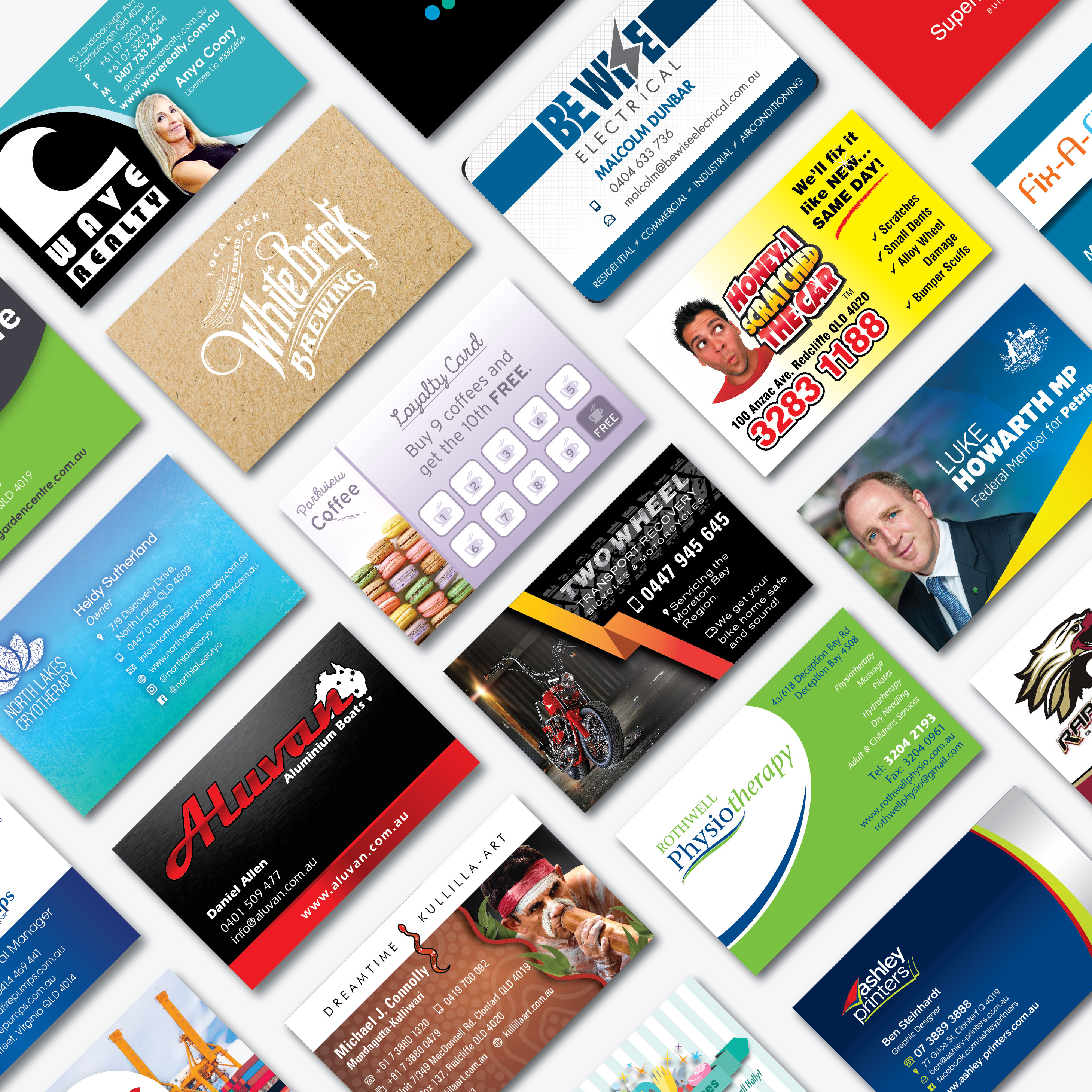 Deluxe Business Cards Ashley Printers