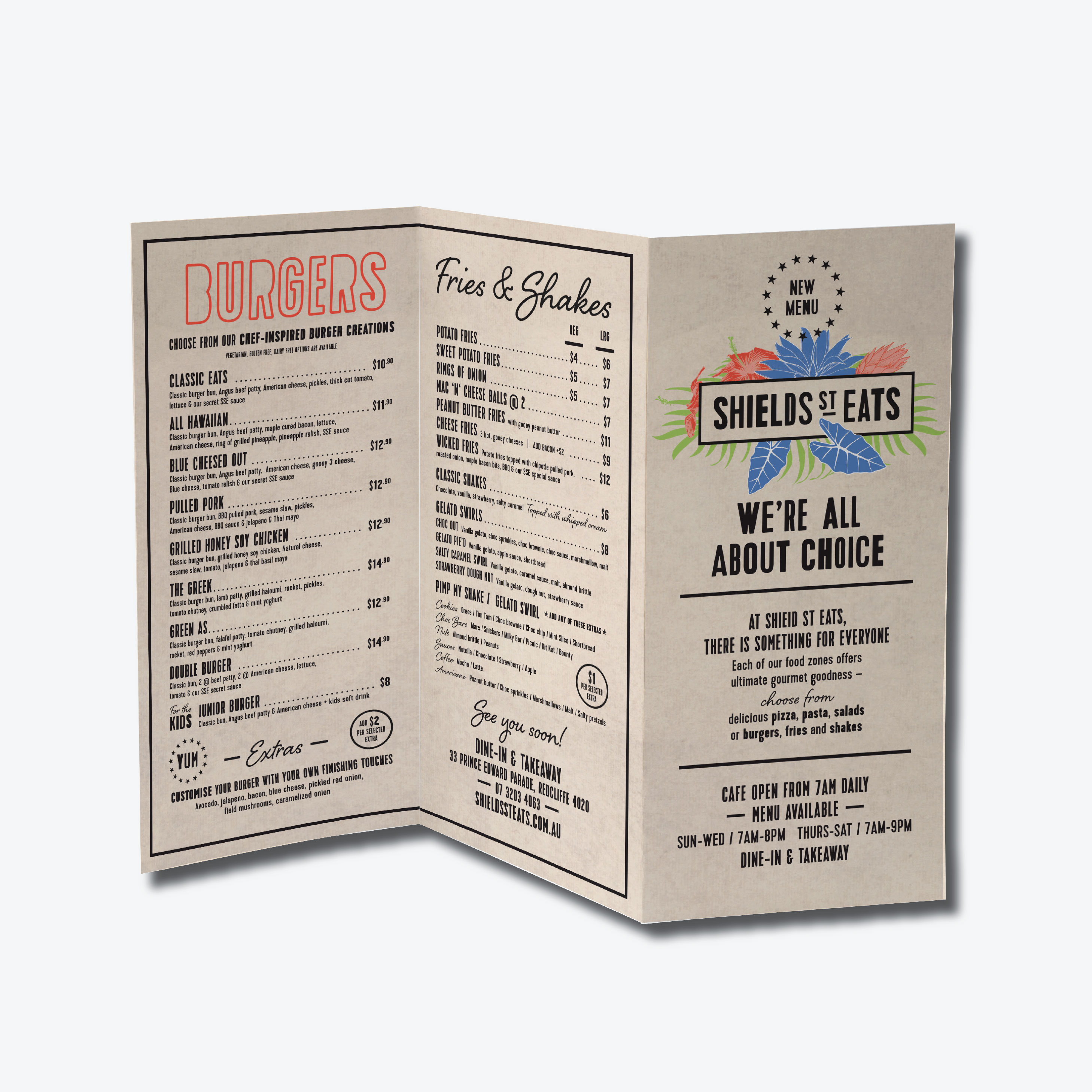 Take-away Menus | Ashley Printers